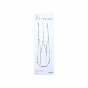 Catena per il corpo marca Z, 70 cm, triplo filo, perle finte, acciaio inossidabile, gioielli alla moda per donna - Product Image 3