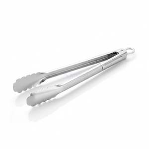 Pince de cuisine professionnelle à pointe incurvée, haute précision, pour la présentation des aliments, en acier inoxydable, outil de chef personnalisé - Product Image 5