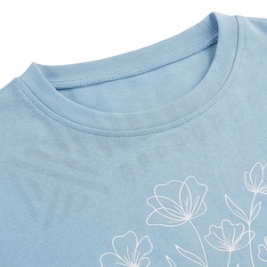 เสื้อครอปท็อปผู้หญิงผ้าฝ้ายสีสันตามสั่ง พิมพ์ลายแฟชั่นลำลอง สตรีทแวร์ ฟิตเนส ออกกำลังกาย เสื้อยืดแอคทีฟแวร์ - Product Image 4