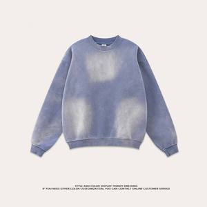 เสื้อสเวตเชิ้ตผู้ชาย ผ้าฟลีซเนื้อนุ่ม คอกลม สวมใส่สบาย รับผลิตแบบ OEM สำหรับแบรนด์ส่วนตัว จำหน่ายเสื้อผ้าจากสหรัฐอเมริกา - Product Image 4