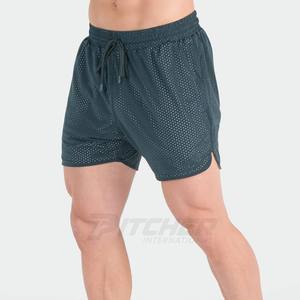 Shorts de sport pour hommes personnalisés, écologiques, respirants, légers, en mesh, service OEM, approvisionnement en gros - Product Image 2