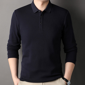 Camisas Polo Blancas al por Mayor para Hombre, Camisa de Manga Larga con Logotipo Personalizado, Camiseta Polo de Golf Lisa y Transpirable para Hombre, para Entrenamiento - Product Image 2