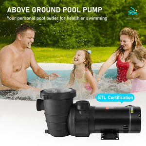 Pompa per Piscina Monofase da 2.0HP 115V 1500W per Spa Interrata, Potente 5400 G con Cestello Filtrante Trifase - Product Image 2