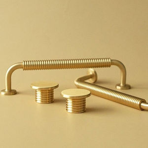 Poignées de meubles modernes moletées pour armoires, commodes, boîtes à chaussures, tiroirs, armoires de cuisine et de chambre, boutons et poignées en T - Product Image 4