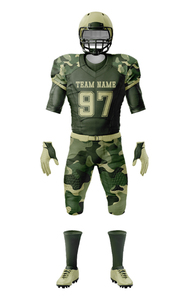 High Quality Polyester American Football Uniform Custom OEM Plus Size XL Adult Short Sublimation Embroidery <b>Applique</b> Front - Product Image 3