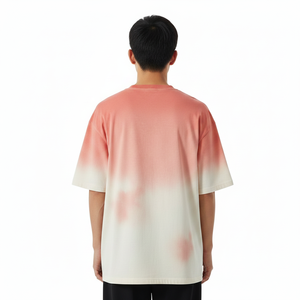 เสื้อยืดโออีเอ็มทรงหลวม 100% ผ้าฝ้ายเนื้อหนา ยูนิเซ็กส์ ผู้ชาย ไซส์ใหญ่ แขนสั้น คอกลม ไม่มีลาย ปักโลโก้ - Product Image 2