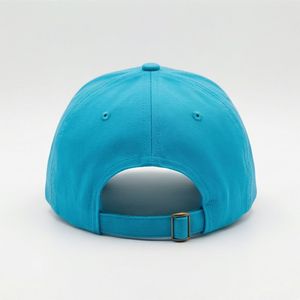 Casquettes de baseball bleu vif avec logo géométrique – Nouveau style décontracté pour femme, coupe ajustée, chic et universel pour homme, en coton de qualité supérieure - Product Image 2