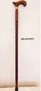 ไม้เท้าเดินทำจากไม้ธรรมชาติคุณภาพสูงสำหรับผู้สูงอายุ โดย MN EXPORTS - Product Image 5