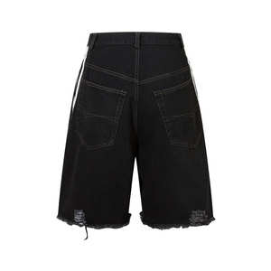Short en jean décontracté pour homme, design personnalisé, style streetwear, 100% coton - Product Image 4