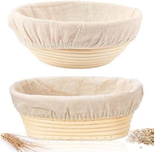 Rattan Banneton <b>Basket</b> Handmade <b>Bread</b> Proofing <b>Basket</b> with Linen Liner Natural Sourdough Baking <b>Basket</b> Wholesale - Product Image 5