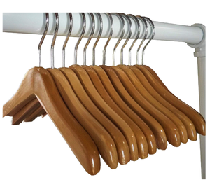 Perchas de madera elegantes y con estilo, de alta tendencia, para el hogar, armarios, habitaciones de hotel y decoración de salas de exhibición. - Product Image 6