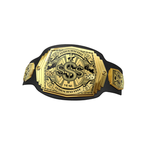 Ceinture de championnat personnalisable avec texte et année, ceinture premium or et noir pour collectionneurs, fans de sport et événements spéciaux - Product Image 6