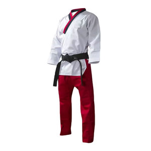 Uniforme de judo noir pour homme, 100% coton, taille adulte, coupe classique, tenue d'arts martiaux durable avec ceinture marron - Product Image 4