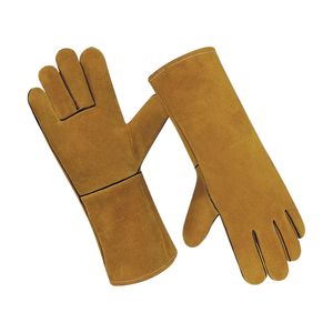 Guantes de Soldadura de Manga Larga, Resistentes al Calor, Impermeables, Antideslizantes, Sin Silicona, Sin Polvo, para Trabajos de Soldadura y Chimeneas - Product Image 1
