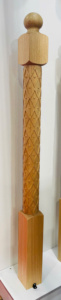 EFS NP04 Nuevo Poste de Escalera Ecológico de Madera Maciza de Roble Rojo, Fácil Instalación, Origen Vietnamita, Piezas Modernas y Elegantes para Escaleras - Product Image 2