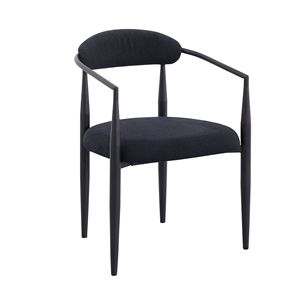 Set di 2 Sedie da Pranzo Woker in Stile Mid-Century Modern, Sedie per Cucina e Sala da Pranzo con Schienale in Boucle e Rivestimento in Sherpa - Product Image 2