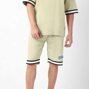 Ensemble Homme Été Respirant Décontracté T-shirt et Short Manches Courtes Style Urbain Tenue de Sport Oversize - Product Image 5