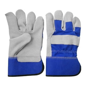Gants de sécurité de qualité supérieure pour soudeurs canadiens, en cuir de vachette pleine fleur, résistants, doux et confortables, avec doublure en coton, pour soudure professionnelle. - Product Image 6