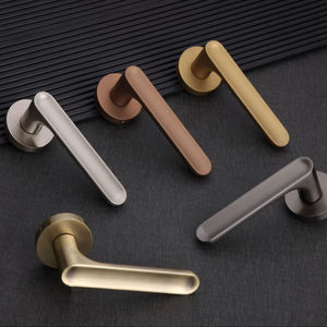 Light Luxury Minimalist Interior Door <b>Lock</b> Modern Wooden Office School Room Elegant Furniture <b>Handle</b> Hardware Fitting - Product Image 1