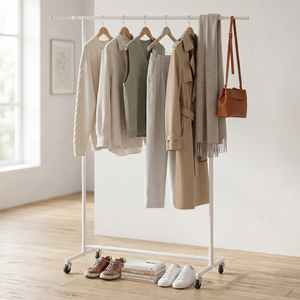 Minimalist Metal Coat Rack Portable Freestanding Clothes Hanger <b>Stand</b> For Home Living Room Furniture - Product Image 1