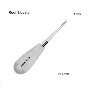 Élévateur dentaire manuel ergonomique 4,2 mm en acier inoxydable certifié CE Classe I par Roboz Tech Pakistan - Product Image 1