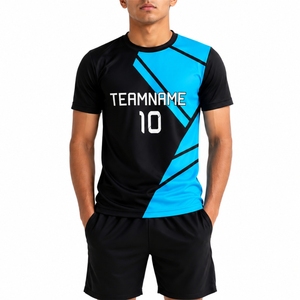 Conjunto de camiseta y pantalones cortos personalizados unisex, ropa deportiva moderna, conjunto de camiseta de equipo personalizado, conjunto de camiseta ligera de secado rápido - Product Image 4