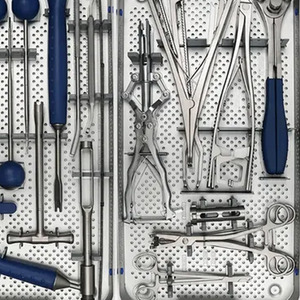 Ensemble de fixation orthopédique de la colonne vertébrale, composants en titane, vis pédiaculaires, tiges, crochets, connecteurs, équipement d'implantation chirurgicale, chirurgie spinale - Product Image 6