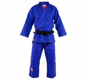 Black Karate Uniform With Purple <b>Belt</b> Adult Unisex 100 Cotton Durable Martial Arts Wear Regular Fit - Product Image 2
