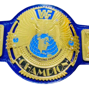 Cinturón de Campeonato Mundial de Peso Pesado de la WWF, Edición Azul, Cinturón de Título Premium Chapado en Oro, Artículo de Colección - Product Image 5