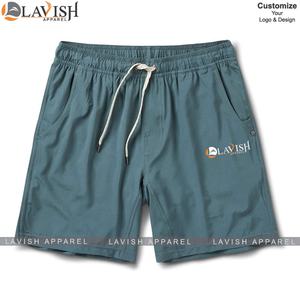 Short de plage décontracté et écologique à taille haute avec cordon de serrage pour hommes séchage rapide 100% polyester sport basket-ball entraînement classique - Product Image 5