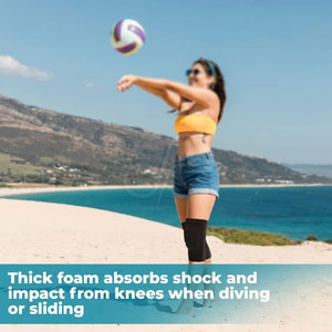 High Density Knee <b>Pads</b> <b>Cushion</b> Impact Protection Flexible Design Breathable Material Fitness Workout Use - Product Image 4