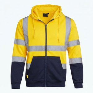 New Arrival Worker Uniform Reflective High Visibility <b>Waterproof</b> Hoodies ANSI Class 2 EN ISO Class 1 Long Sleeve Daily <b>Work</b> - Product Image 1