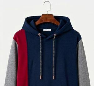 Sweat à capuche en polaire épais pour l'hiver, unisexe, surdimensionné, broderie et impression personnalisées - Product Image 3