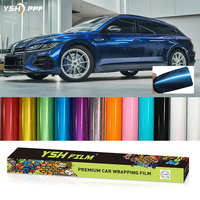 Film de protection de peinture résistant aux UV pour voiture, vinyle satiné anti-rayures, effet caméléon coloré, en vente