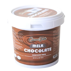 Pâte de chocolat liquide au lait HALAL 1KG, la plus vendue par le fabricant, en promotion directe usine, OEM/ODM, pour boulangerie et biscuits, prix attractif - Product Image 1