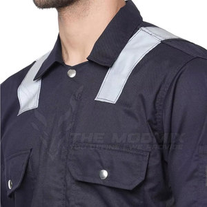 Overol de Trabajo para Trabajadores de la Construcción, Uniforme de Poliéster Transpirable, Tejido Resistente, Seguridad Industrial Duradera - Product Image 5