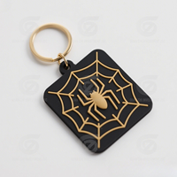 Porte-clés personnalisés populaires en caoutchouc/PVC/TPR/silicone 3D non toxiques |   Bonbons d'Halloween en forme de citrouille, motifs de dessins animés Hello Kitty, en soie