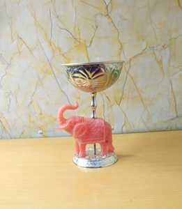 Handcrafted Silver <b>Elephant</b> Fruit Bowl Metal <b>Decorative</b> Serving Bowl Ornate Dry Fruit Platter Royal Table Centerpiece Giftware - Product Image 3