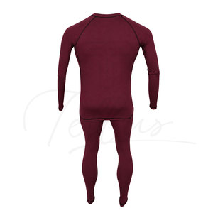 Conjunto de Compresión para Hombre, Color Sólido, Cuello Redondo, Transpirable, Sin Costuras, Ropa de Yoga, Cintura Elástica Doble - Product Image 2