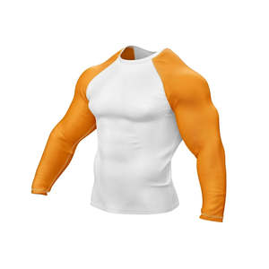 Top Sales Rash Guard Sportswear Custom Bjj Printed Rash Guard Solid Color Mma Men Rashguard Wholesale Price - Product Image 4