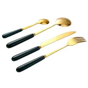 Elegante Juego de Cubiertos Modernos de Acero Inoxidable, Resistentes al Óxido, Juego de Cuchara, Tenedor y Cuchillo para Hostelería - Product Image 6