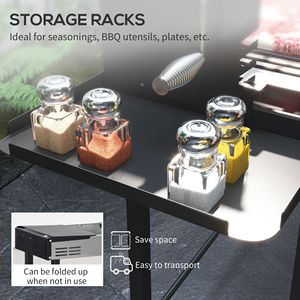 Griglia Elettrica BBQ con Girarrosto e Griglia a 3 Livelli in Acciaio Inox, Ripiani Portaoggetti per Pollo e Tacchino, Opzione Logo Personalizzato - Product Image 6