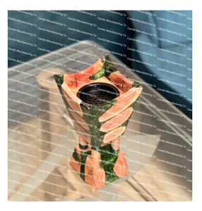 Brûleur d'encens Bakhoor en bois fait main, porte-encens en résine, bol d'aromathérapie Oud arabe pour la maison, le Majlis et la mosquée - Product Image 4