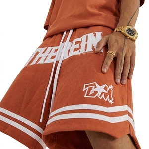 Wholesale Men's Basketball Shorts Mid Waist Quick Dry Breathable Elastic Polyester Cotton Embroidered Custom <b>Hip</b> Hop Athletic - Product Image 4