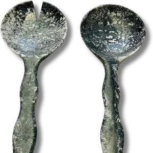 High Quality Resin Salad Serving Spoon <b>Set</b> Durable Kitchen Accessories Wholesale - Product Image 1