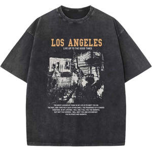 เสื้อยืดโอเวอร์ไซส์ลายการ์ตูนซีรีส์ที่สิบ สไตล์ลำลองสำหรับผู้ชาย เสื้อสตรีทแวร์ คอกลม แขนสั้น ผ้าฝ้ายเจอร์ซีย์ 100% ระบายอากาศได้ดี ใส่สบาย - Product Image 1