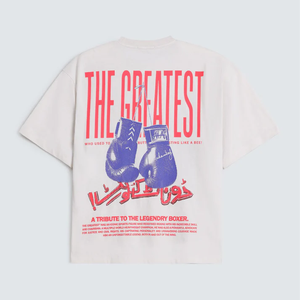 T-shirt ample en coton 100% à épaules tombantes - Essentiel streetwear délavé - Product Image 6
