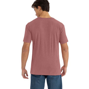 T-shirt CVC à col ras du cou pour homme, coupe ajustée de qualité supérieure (N6210) – Vêtements de marque en gros, couleur unie, coupe classique - Product Image 2