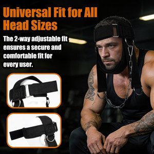 Arnés de Cuello Ajustable de Nailon con Anillas Metálicas y Mosquetones para Entrenamiento de Boxeo, Equipo de Protección Unisex para Adultos - Product Image 5