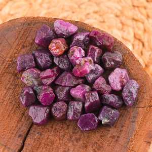 Raw Ruby Natural Untreated July Birthstone Gemstone Rough Crystal For Jewelry Making Loose Stone High Quality - Product Image 5